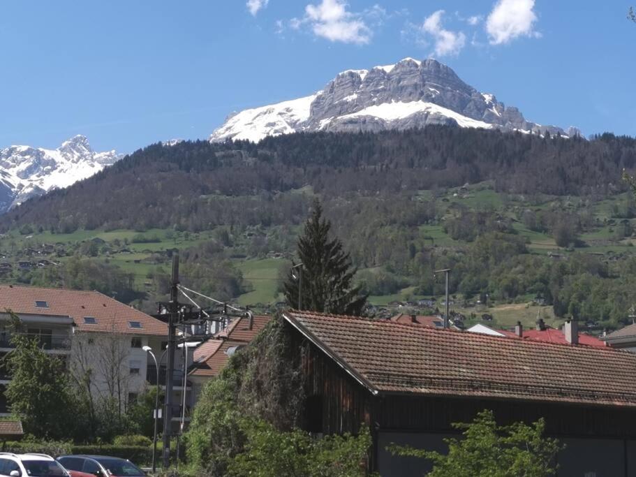 Super Appartement Cocooning Vu Mont Blanc Sallanches Exterior foto